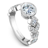 Floral Engagement Ring