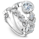 Floral Engagement Ring