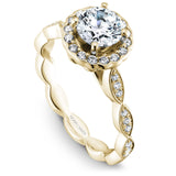 Floral Engagement Ring