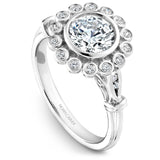 Floral Engagement Ring