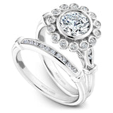 Floral Engagement Ring