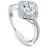 Floral Engagement Ring