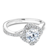 Floral Engagement Ring