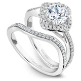 Floral Engagement Ring