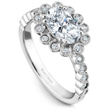 Floral Engagement Ring