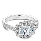 Floral Engagement Ring