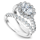 Floral Engagement Ring