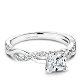 Twist Band Engagement Ring