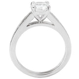 Sapphire And Diamond Semi-Mount Ring