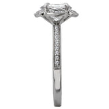 Halo Semi-Mount Diamond Ring