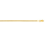 14K Gold 2.1Mm Round Wheat Chain