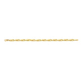 14K  Yellow Gold Polished Necklace with Lobster Clasp