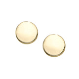 14K Yellow Gold Polished Earring with Push Back Clasp