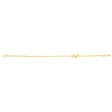 14K 7in Yellow Gold Polished Bracelet with Lobster Clasp