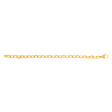 14K Gold Polished Mini Oval Link Chain