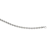 14K 7.5in White Gold Polished Bracelet with Lobster Clasp