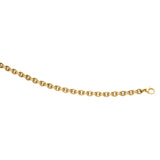 14K 7.5in Yellow Gold Polished Bracelet with Lobster Clasp