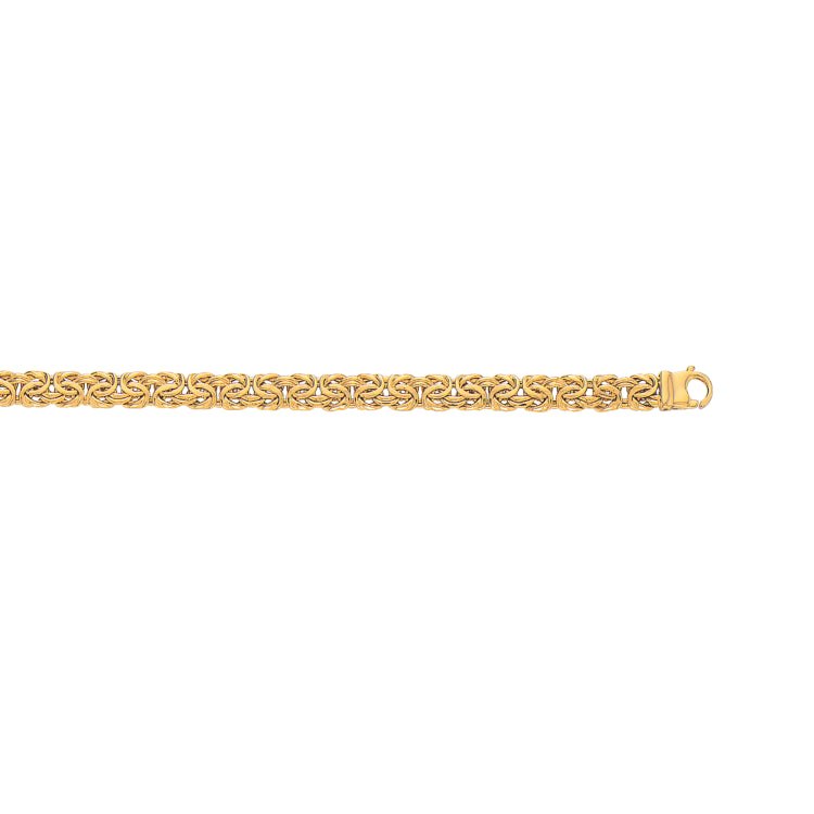 Beautiful Floral Motif 14k Solid Multi-Tone Gold Bracelet 7 L 11.6 grams