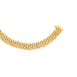 14K 17in Yellow Gold Polished Necklace with Box Clasp