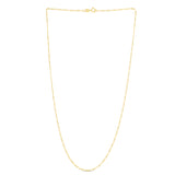 14K Gold 1.9Mm Figaro Chain