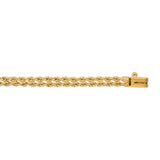 14K Gold 3.9Mm Multi-Row Rope Chain Bracelet