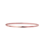 14K Gold Concave Bangle