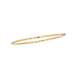 14K Gold Twist Bangle