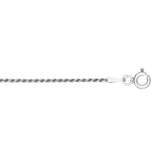 Silver 1.25Mm Rope Chain