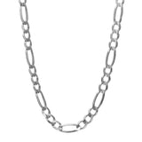 Silver 4.7Mm Figaro Chain