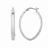 Silver Long Line Earring