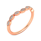 Diamond 1/20 ct tw Stackable Ring in 14K Rose Gold