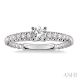Semi-Mount Diamond Engagement Ring
