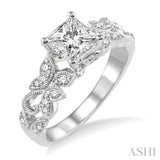 Semi-Mount Diamond Engagement Ring