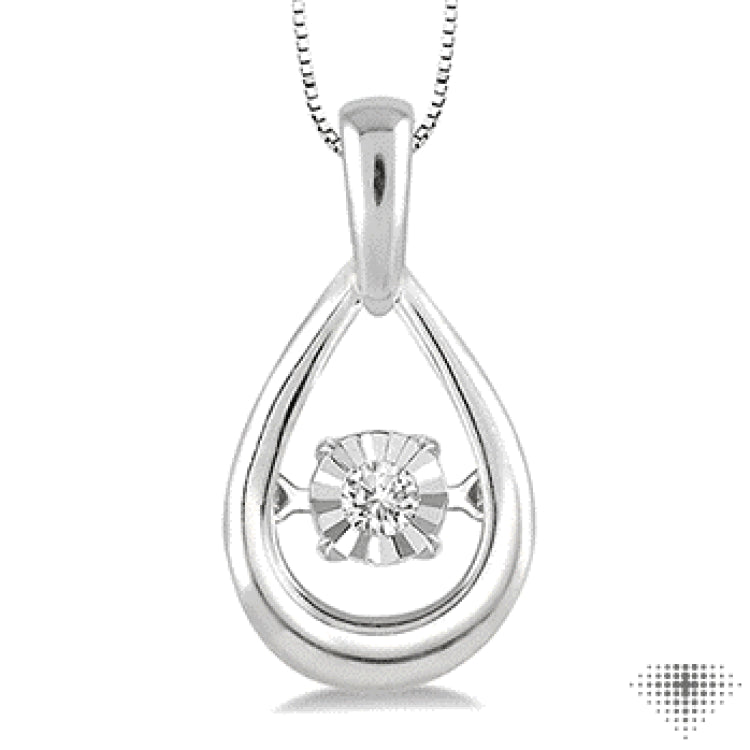 Silver Emotion Diamond Fashion Pendant
