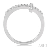 Sideway Cross Diamond Ring