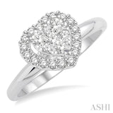 Heart Shape Lovebright Essential Diamond Engagement Ring