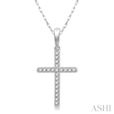 Cross Petite Diamond Pendant