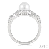 Pearl & Diamond Fashion Ring