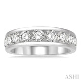 11 Stone Channel Set Diamond Wedding Band