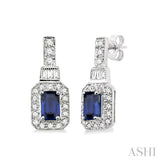 Gemstone & Diamond Earrings