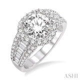 Semi-Mount Diamond Engagement Ring