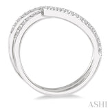 Spiral Diamond Fashion Open Ring