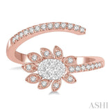 Lovebright Diamond Fashion Open Ring