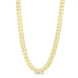 14K Gold 11.1Mm Semi-Solid Classic Miami Cuban