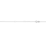 14K Gold 0.68Mm Double Extendable Cable Chain