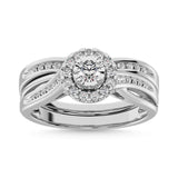 Diamond 1/2 Ct.Tw. Bridal Ring in 10K White Gold