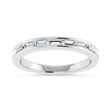 Diamond 3/8 Ct.Tw. Baguette Cut Anniversary Band in 14K White Gold