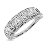 Diamond 1/3 Ct.Tw. Baguette Fashion Ring in 14K White Gold