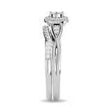 Diamond 1/4 Ct.Tw. Bridal Ring in 10K White Gold