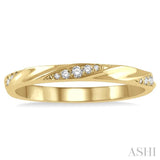 Stackable Diamond Wedding Band